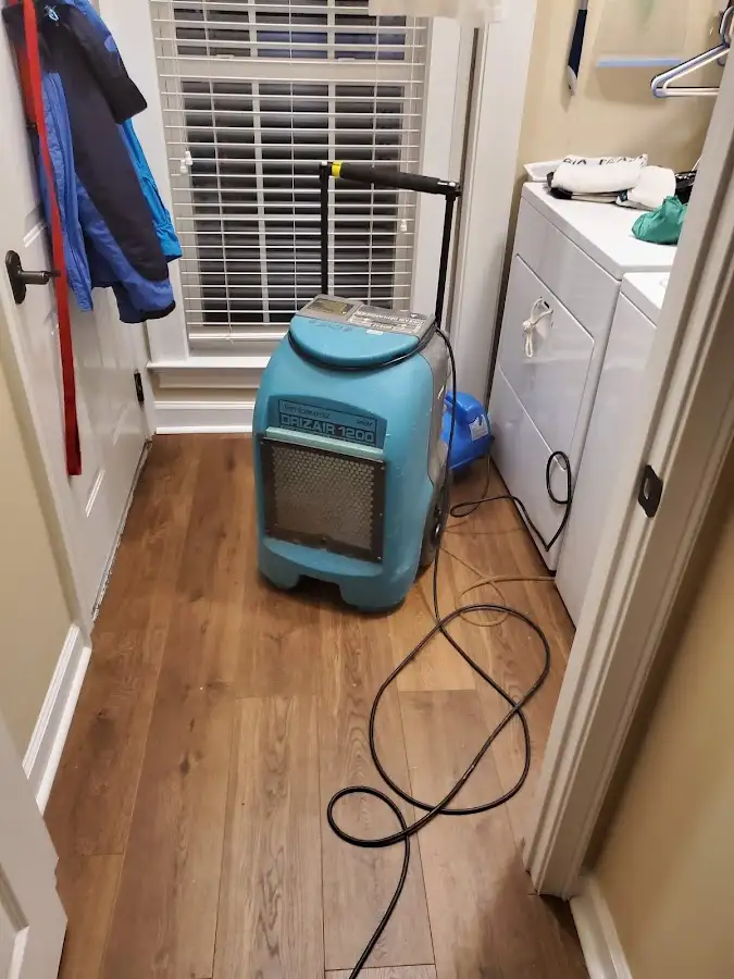 Commercial dehumidifier deployed for Crawl Space Restoration in Collier